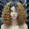 Natural hair wig 121