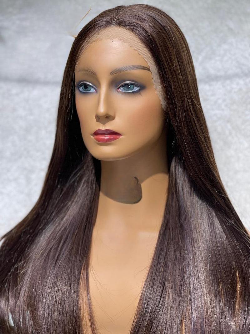 Natural hair wig 1221