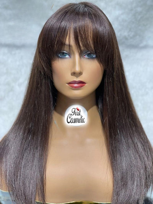 Natural hair wig 1323