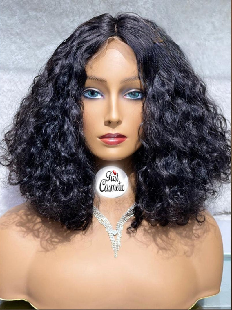 Natural hair wig 896