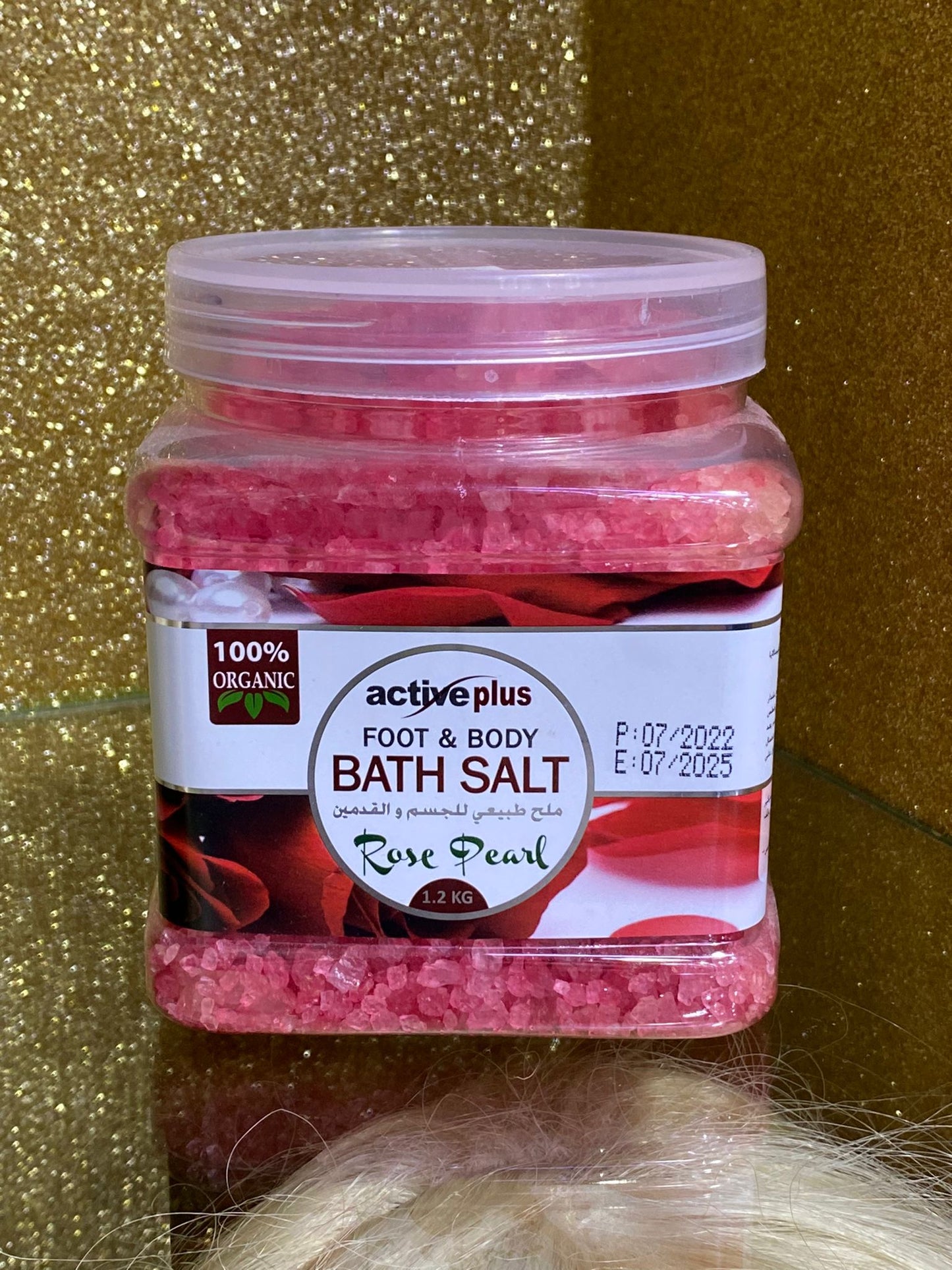 Active Plus Foot & Body Bath Salt (Rose Peal) 1.2 kg