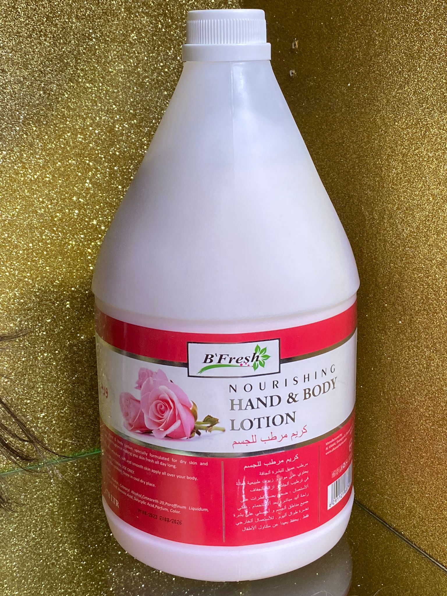 B'Fresh Hand & Body Lotion (Rose) 3.78 L