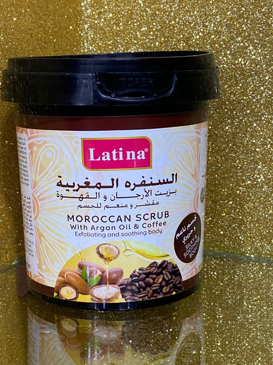 Latina Moroccan Argan Oil & Coffee Scrub  600 g