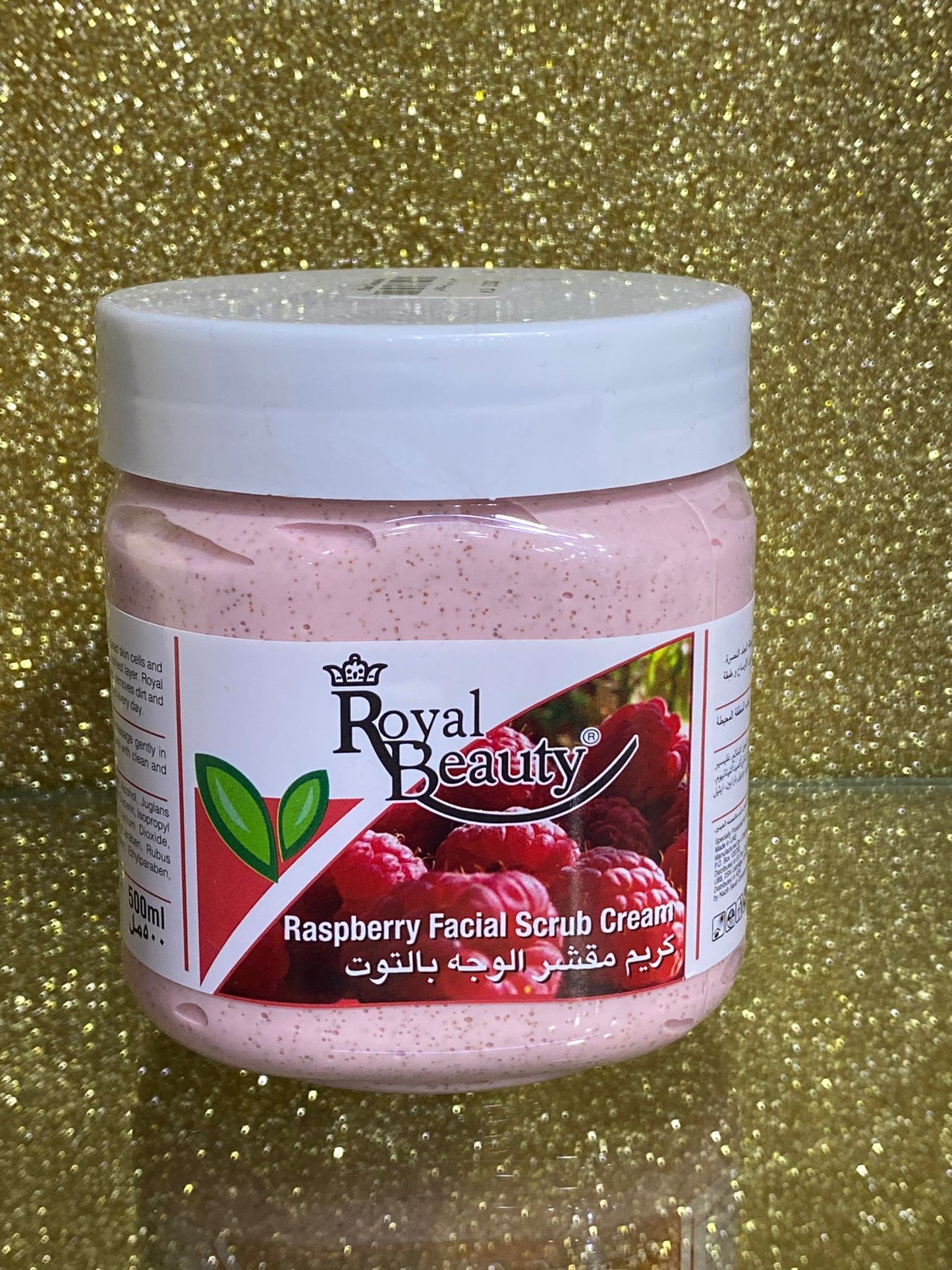 Royal Beauty Facial Scrub Cream (Raspberry) 500 ml