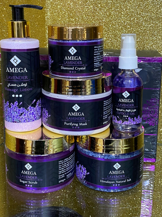 Amega Manicure & Pedicure bath bundle (Lavender)