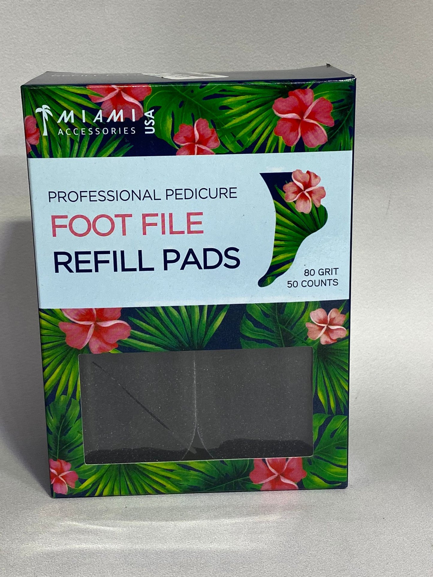 Miami USA Professional Pedicure Foot File Refill Pads 50 pieces