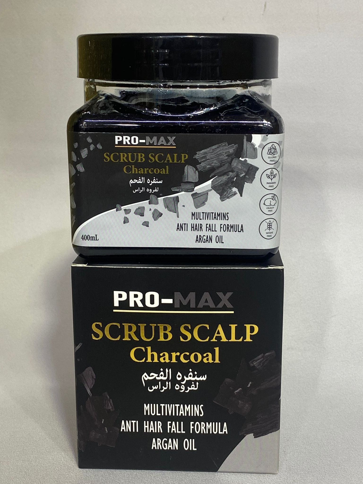 Pro-Max Charcoal Scalp Scrub 400 ml