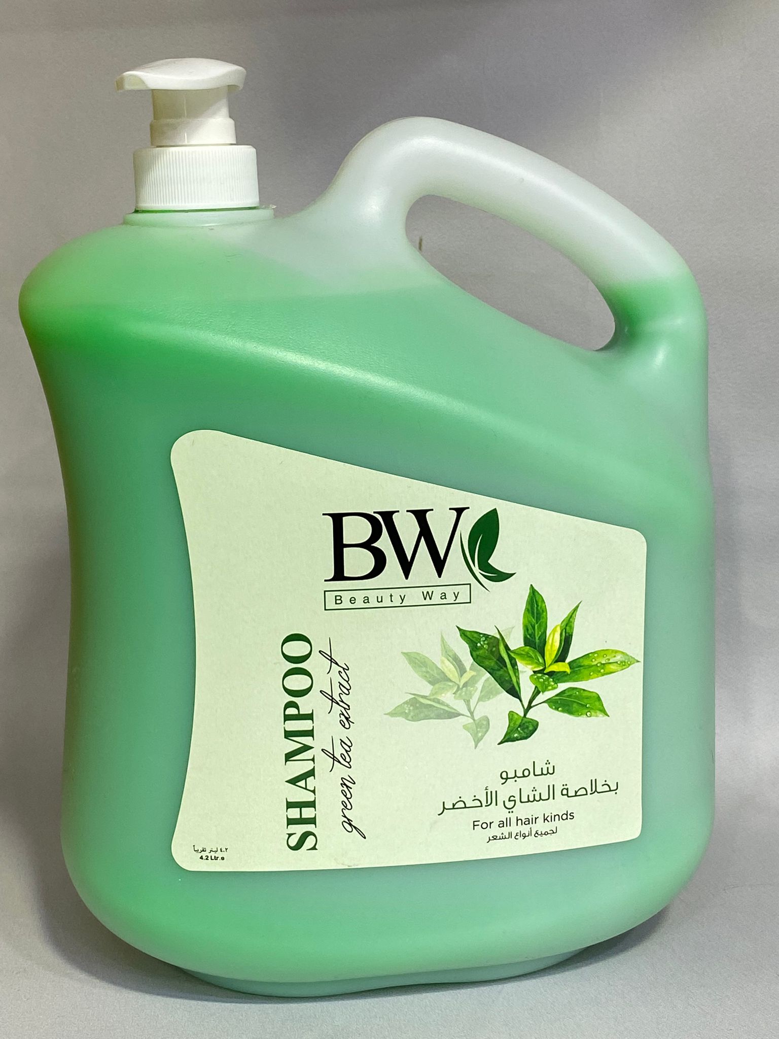 BW Shampoo with Green Tea Extract 4.5 L