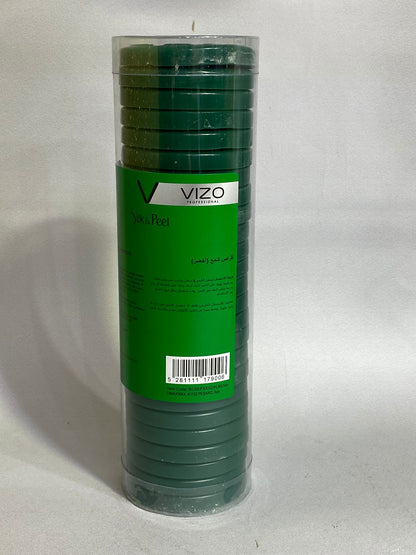 Vizo Silk & Peel Warm Body Wax Discs Green 500 ml