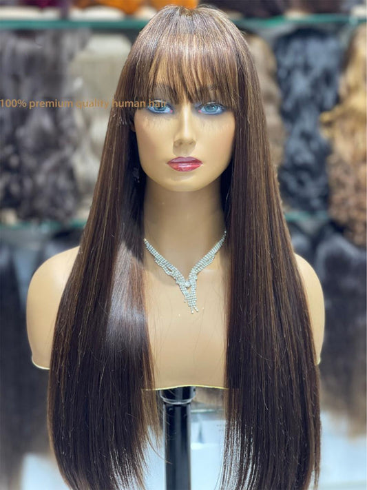 Natural hair wig 242